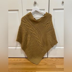 NWT Brooks Brothers Sleeveless Sweater Poncho